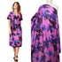Atelier Jupe - 100% Cotton - Purple and Blue Floral Print